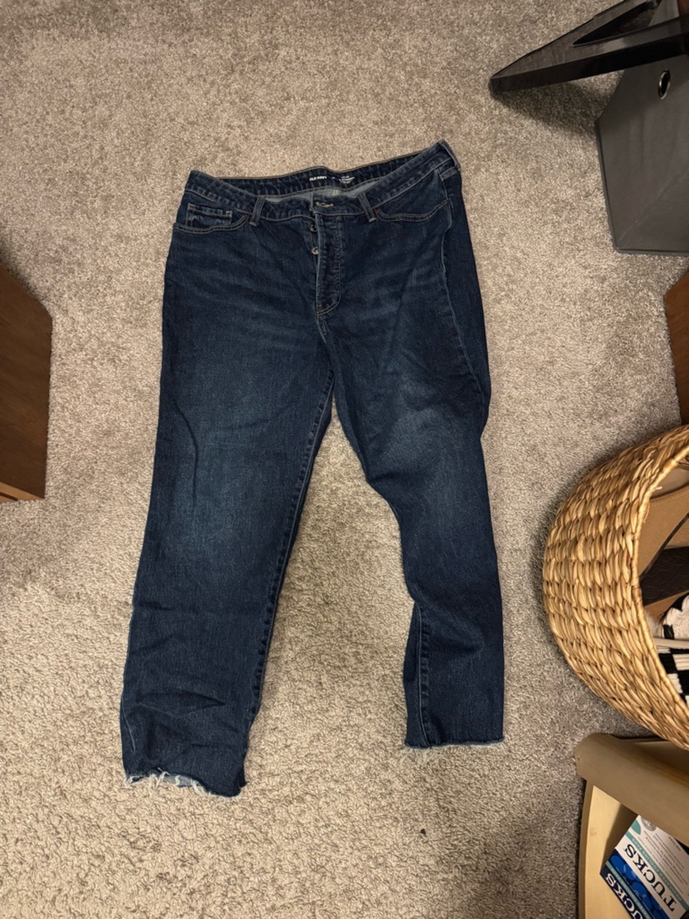 Old navy OG straight high rise Dark Blue Women’s Jeans